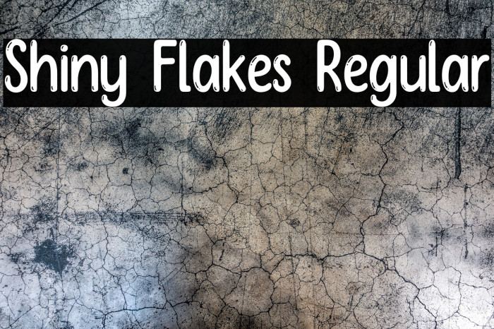 Shiny Flakes Regular Example 3