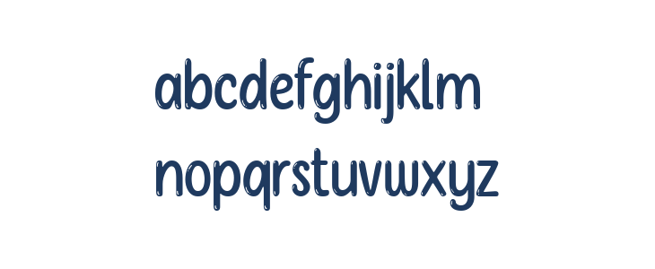 Shiny Flakes Regular Lowercase