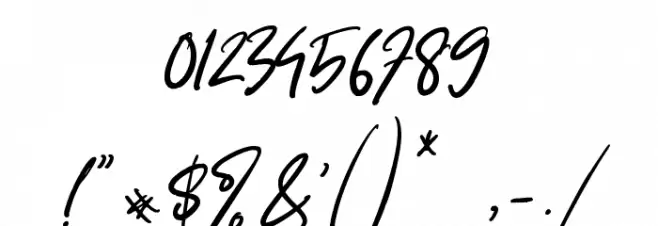 Shiny Hearts Font OTHER CHARS