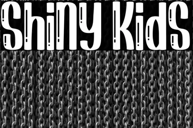 Shiny Kids Fonte examples