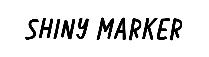 Shiny Marker  Free Fonts Download