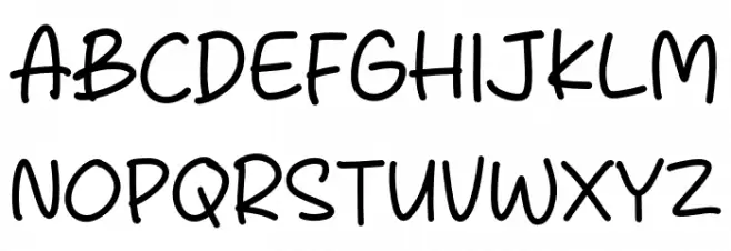 Shiny Retina 字体 大写