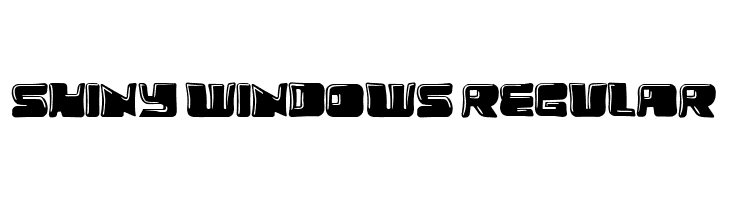 Shiny Windows Regular  Fuentes Gratis Descargar