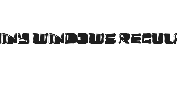Shiny Windows Regular Logo
