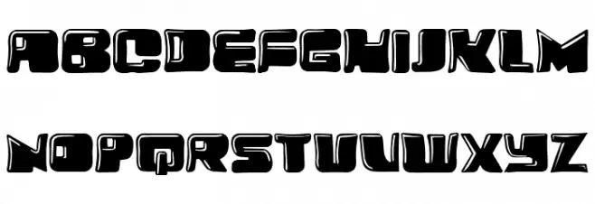 Shiny Windows Regular Schriftart Kleinbuchstaben