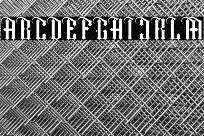 Shiny kage Regular Font examples