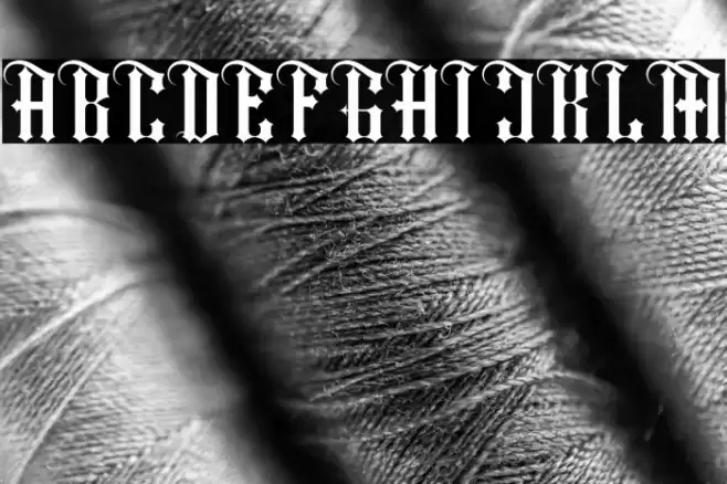 Shiny kage Regular Font examples