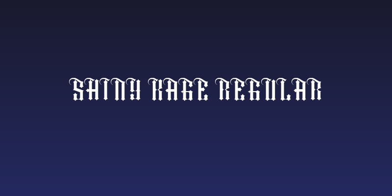 Shiny kage Regular Social Header