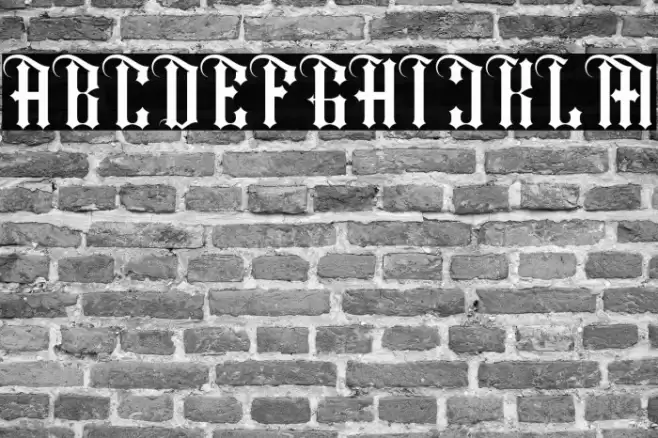 Shiny kage Regular Font examples