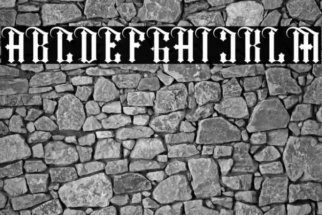 Shiny kage Regular Font examples