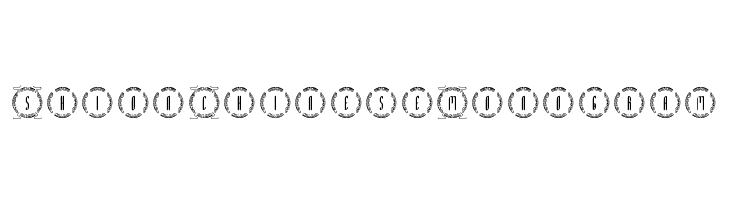 Shion Chinese Monogram Font