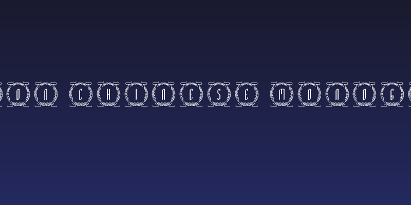 Shion Chinese Monogram Social Header