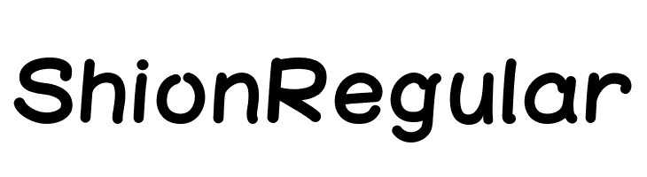 Shion Regular  Free Fonts Download