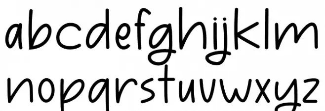 Shiplap Schriftart Kleinbuchstaben
