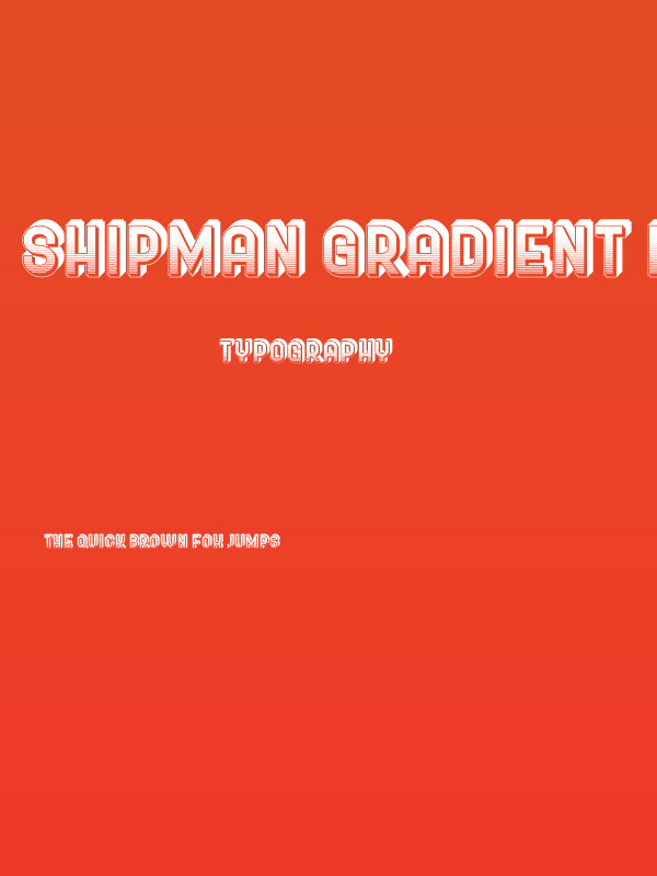 Shipman Gradient Regular Poster