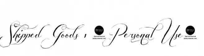 Shipped Goods 1 [Personal Use]  Fuentes Gratis Descargar