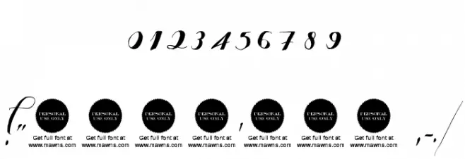 Shipped Goods 1 [Personal Use] Font OTHER CHARS