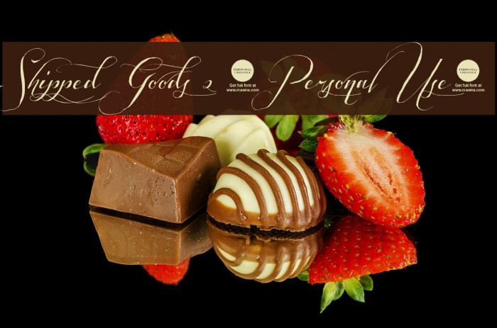 Shipped Goods 2 [Personal Use] Example 3