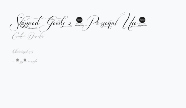 Shipped Goods 2 [Personal Use] Business Card