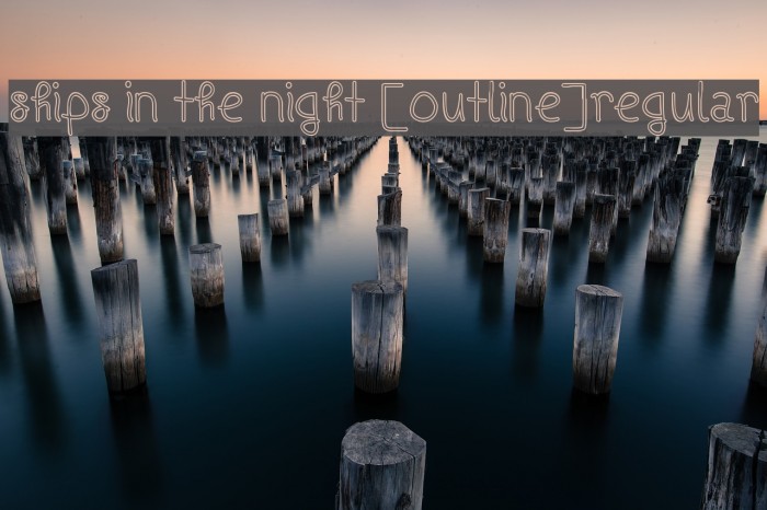 Ships In The Night [Outline]Regular Example 2