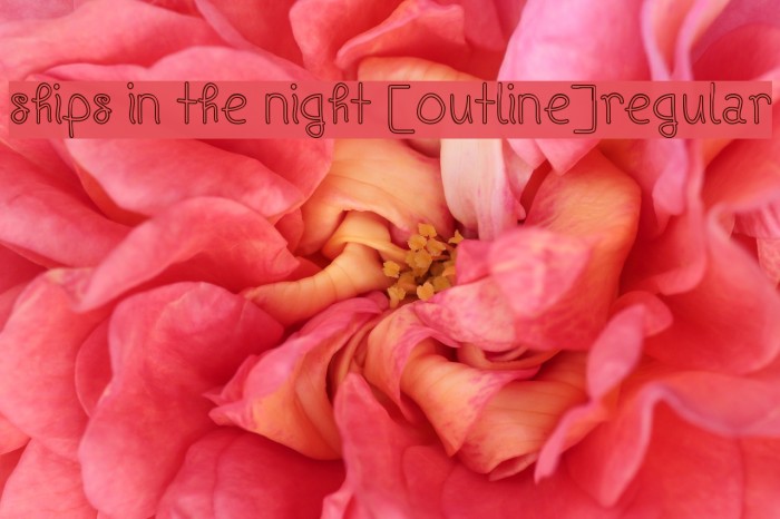 Ships In The Night [Outline]Regular Example 3