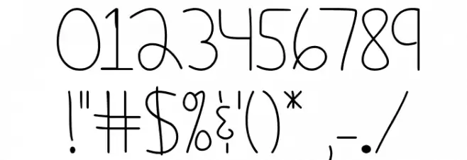 Ships In The Night Font OTHER CHARS