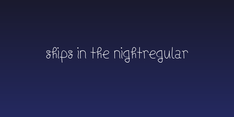Ships In The NightRegular Social Header