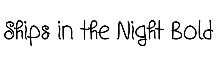 Ships in the Night Bold  Fuentes Gratis Descargar