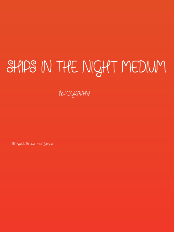 Ships in the Night Medium Poster