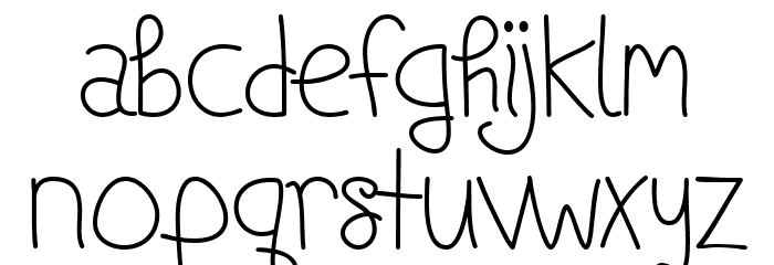 Ships in the Night Font LOWERCASE