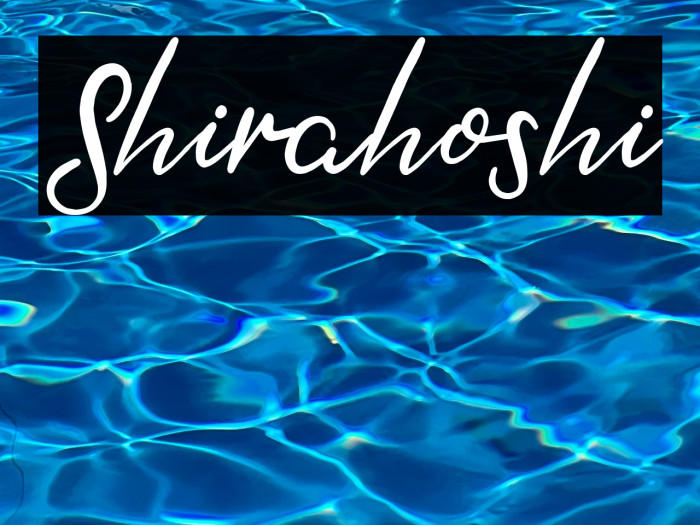 Shirahoshi Example 1