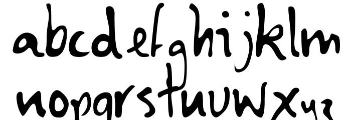 Shirley Font LOWERCASE