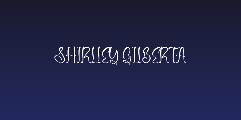 Shirlley Gilberta Social Header