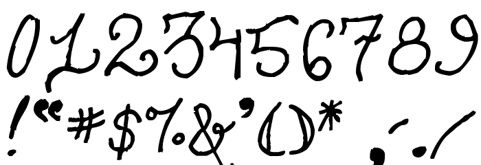 Shirtsy Font OTHER CHARS