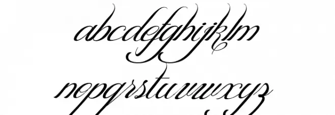 ShitHappens-Cursive Font LOWERCASE