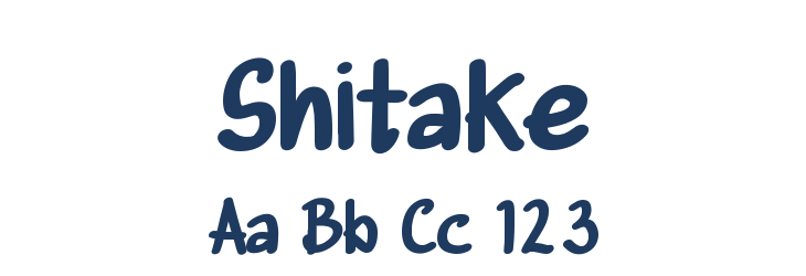 Shitake Font Preview