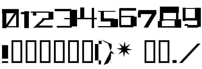 Shitfont Font OTHER CHARS