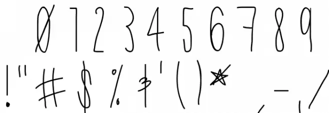 Shithead Font OTHER CHARS