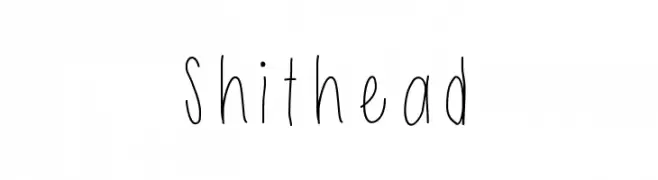 Shithead  Fuentes Gratis Descargar