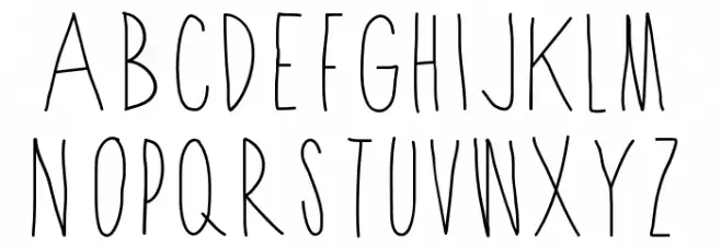 Shithead Font UPPERCASE