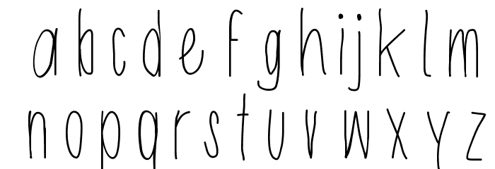 Shithead Font LOWERCASE