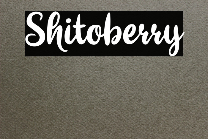 Shitoberry Example 1