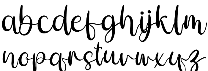 Shitti Beauty Font LOWERCASE