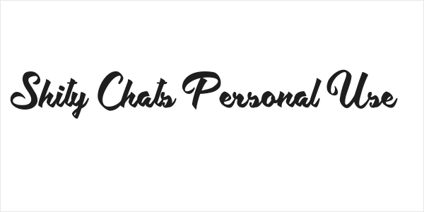 Shity Chats Personal Use  Logo