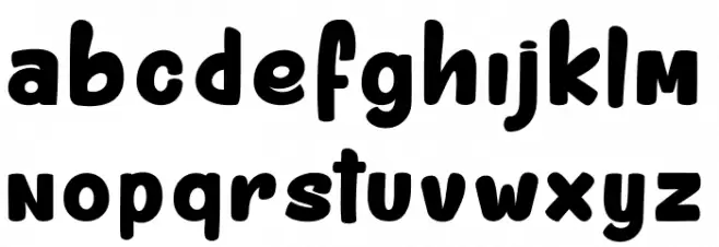 Shitzu&Porko light_PersonalUseOnly Schriftart Kleinbuchstaben