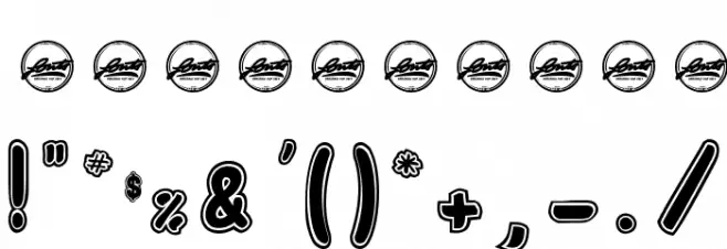 Shitzu&Porko_PersonalUseOnly Шрифта ДРУГИЕ символов