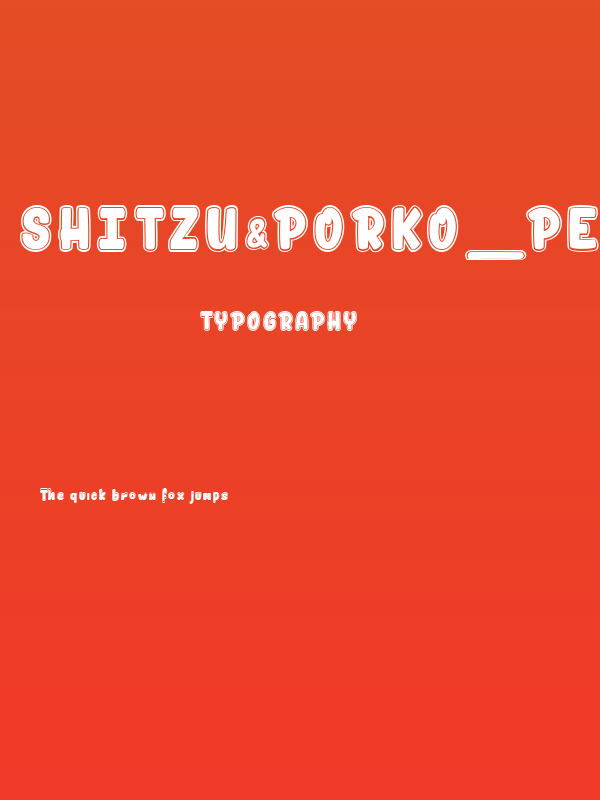 Shitzu&Porko_PersonalUseOnly Poster