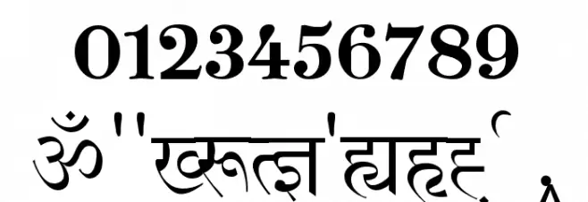 Shivaji01 Шрифта ДРУГИЕ символов