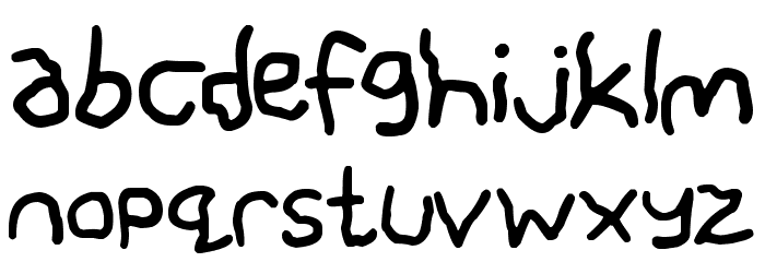 Shiver Font LOWERCASE