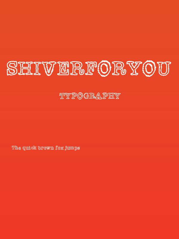 Shiverforyou Poster